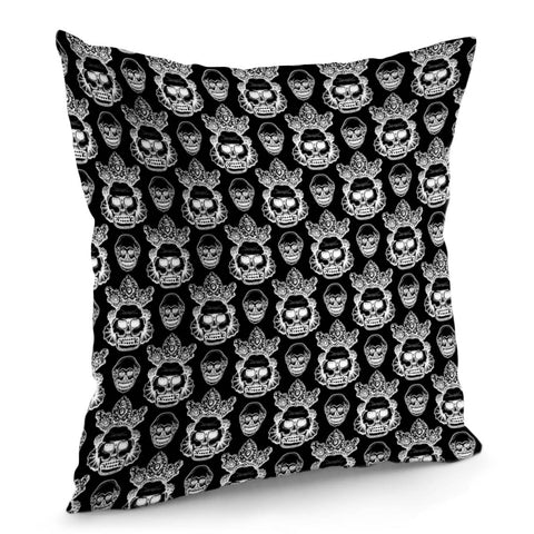 Image of Skull Totem Pillow Cover