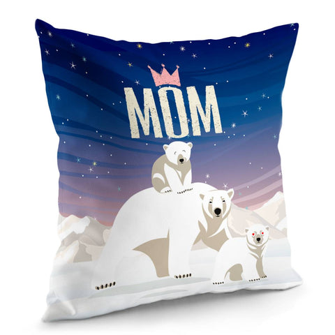 Image of Animal Mother Pillow Cover