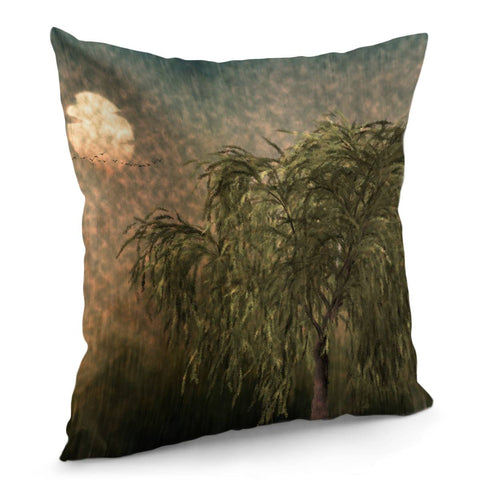 Image of Willow At Sunset Pillow Cover