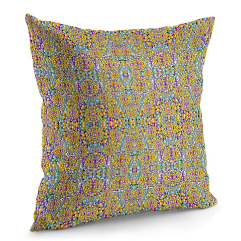 Image of Pearls As Candy And Flowers Pillow Cover