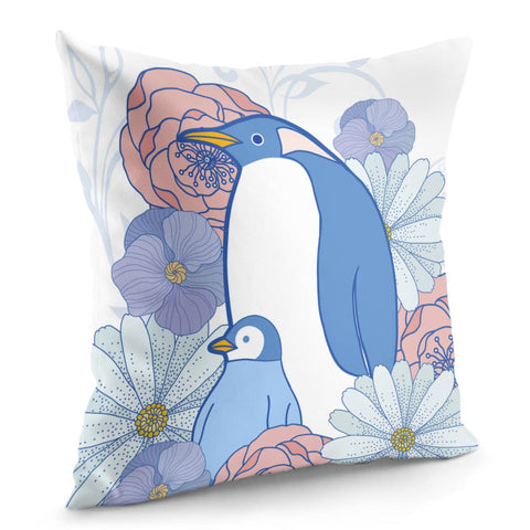 Image of Penguin Mother Pillow Cover