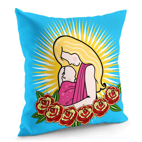 Image of Mother And Child Pillow Cover