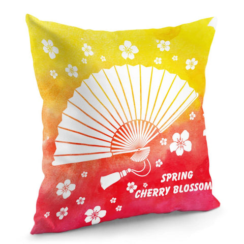 Image of Spring Cherry Blossoms Pillow Cover