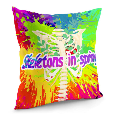 Image of Spring Color Smudge Pillow Cover