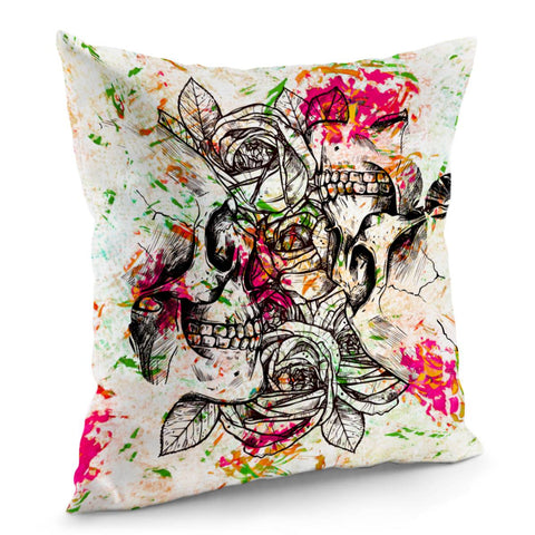 Image of Spring Color Smudge Pillow Cover