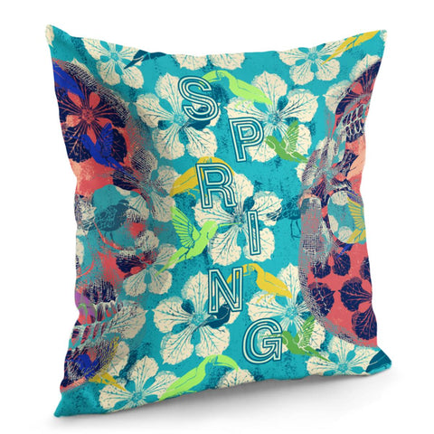 Image of Spring Color Smudge Pillow Cover