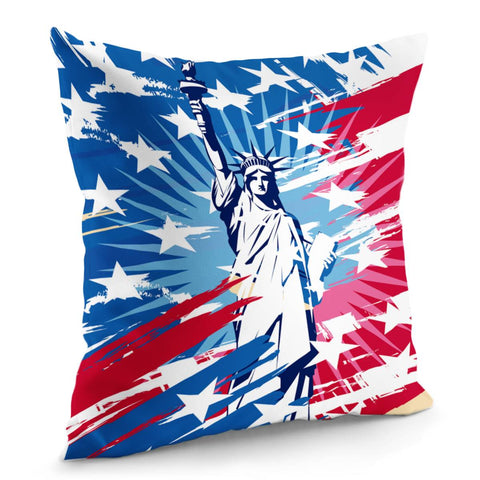 Image of Statue Of Liberty Pillow Cover