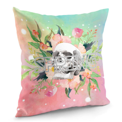 Image of Spring Color Smudge Pillow Cover