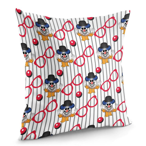 Image of Creative Clown Pillow Cover