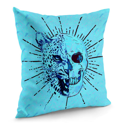 Image of Animals And Skull Pillow Cover