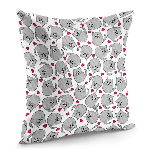 Image of Love Cats Pillow Cover