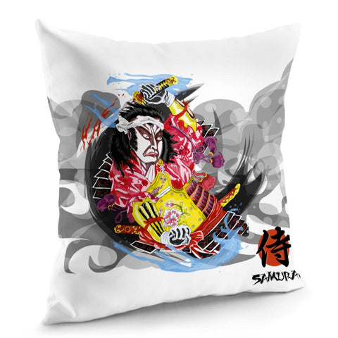 Image of Samurai Pillow Cover