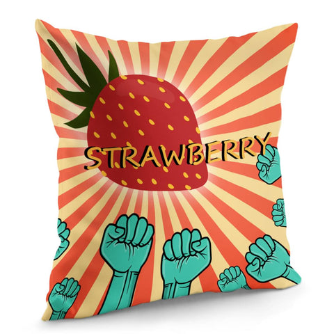 Image of Strawberry Pillow Cover