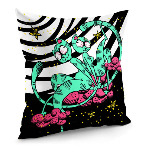 Image of Fun Cat Pillow Cover