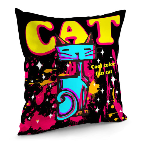 Image of Fun Cat Pillow Cover