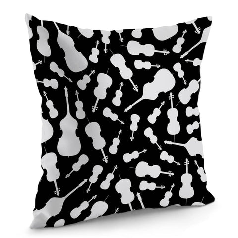 Image of String Instruments Pillow Cover