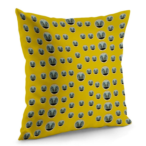 Image of Mistletoe In Wood Pillow Cover