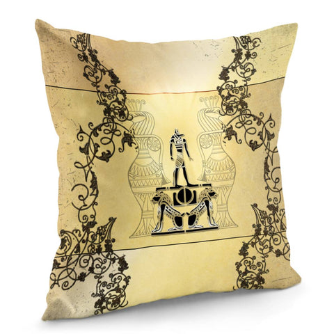 Image of Anubis The Egyptian God Pillow Cover