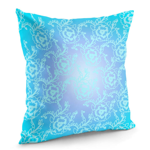 Image of Blue Pillow Cover