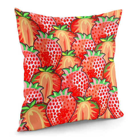 Image of Strawberry Pillow Cover