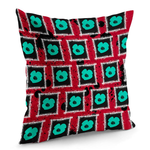 Image of Watercolor Poppies Pillow Cover