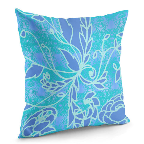 Image of Blue Pillow Cover