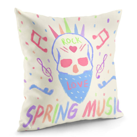 Image of Dk 00108 Skeleton Pillow Cover