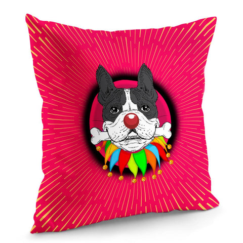 Image of Clown And Animal Pillow Cover