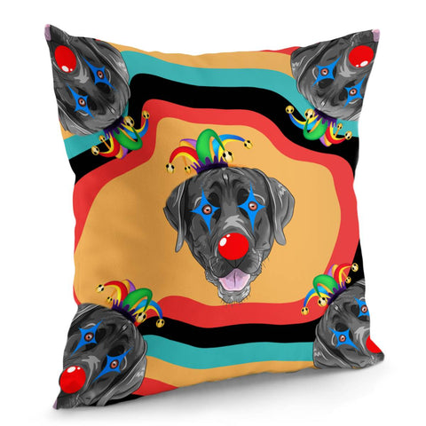 Image of Clown And Animal Pillow Cover