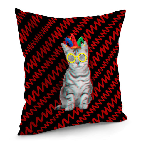 Image of Clown And Animal Pillow Cover