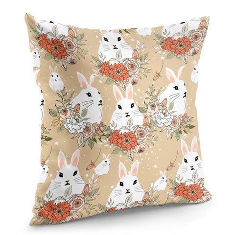 Image of Di00153 Rabbit Pillow Cover