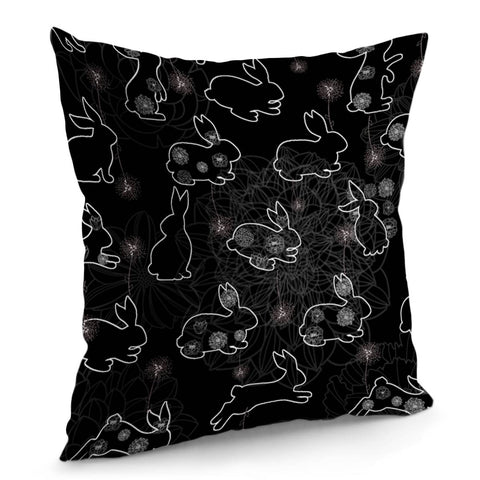 Image of Di00155 Rabbit Pillow Cover