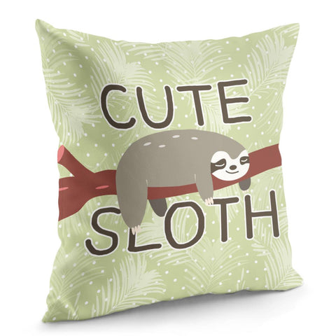 Image of Sloth Pillow Cover