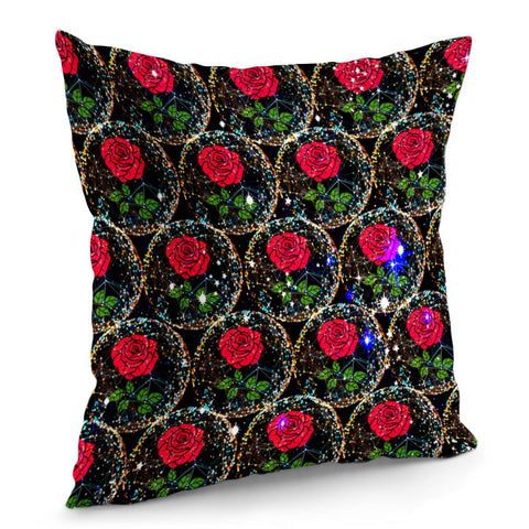 Image of Di00158 Rose Pillow Cover