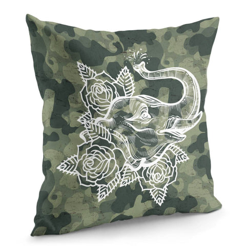 Image of Elephant Pillow Cover