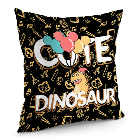 Image of Cartoon Dinosa Pillow Cover