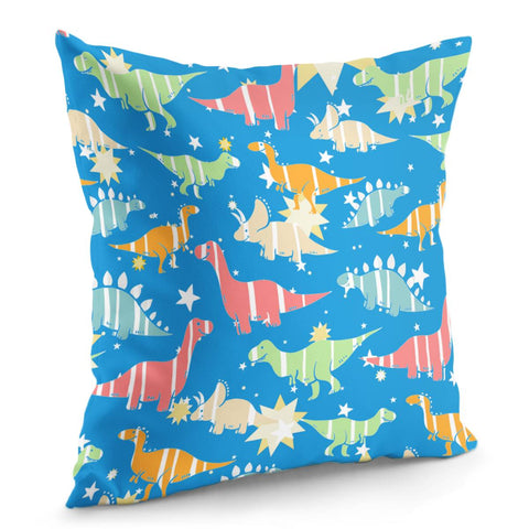 Image of Cartoon Dinosa Pillow Cover