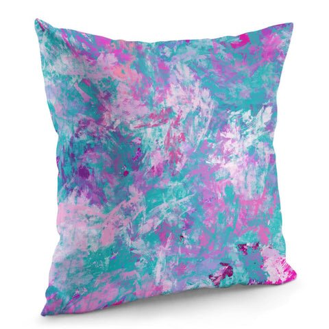 Image of Blue And Pink Pillow Cover