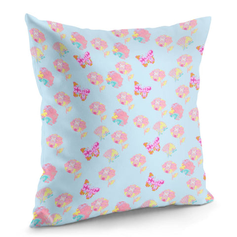 Image of Blue Pillow Cover