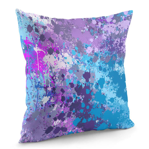 Image of Blue Blots Pillow Cover