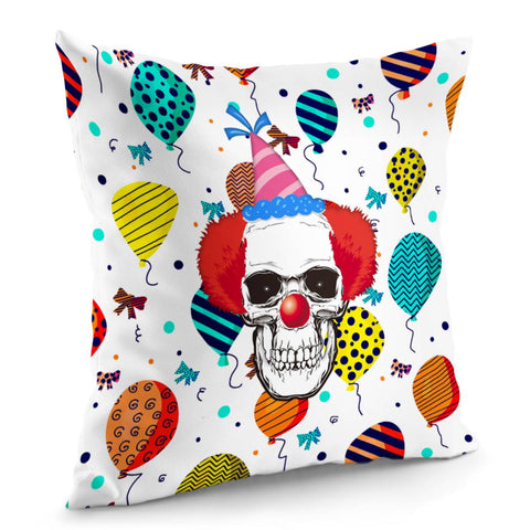 Image of Intensive Clown Pillow Cover