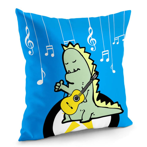 Image of Cartoon Dinosa Pillow Cover