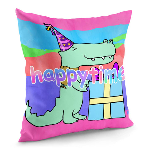 Image of Fun Crocodile Pillow Cover