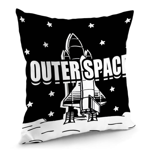 Image of Dk 022 103 Rocket Pillow Cover