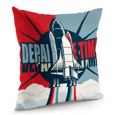 Image of Dk 022 105 Rocket Pillow Cover