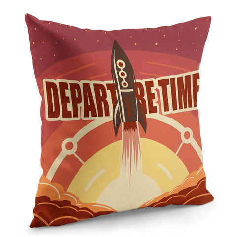 Image of Dk 022 104 Rocket Pillow Cover