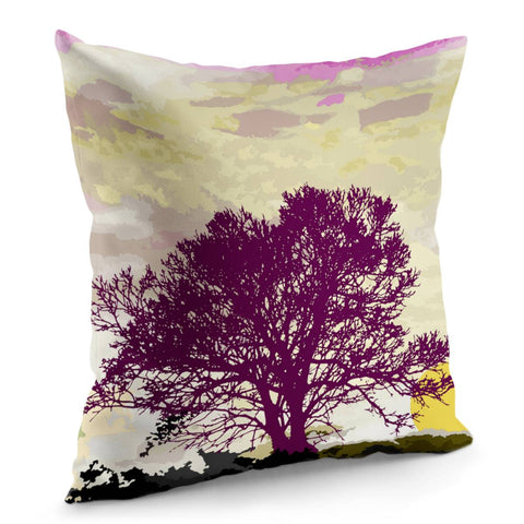 Image of Lonely Tree Pillow Cover