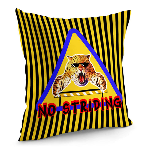 Image of Animal Safety Sign Pillow Cover