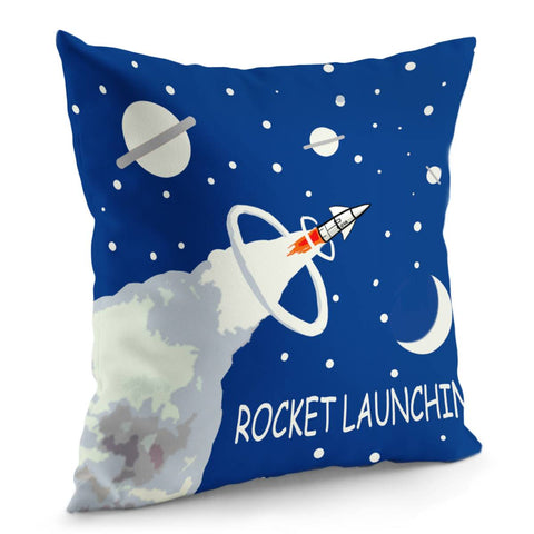 Image of Dk 022 106 Rocket Pillow Cover