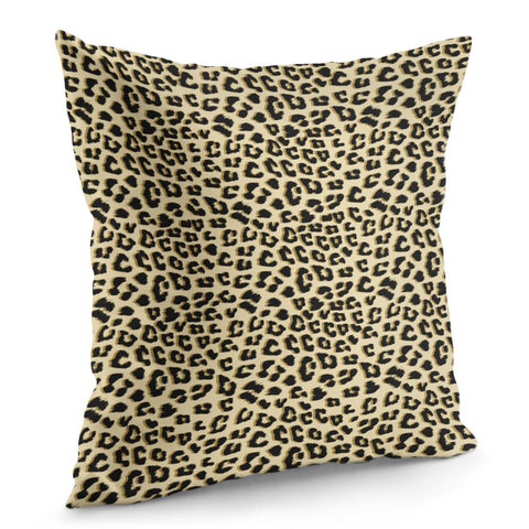 Image of Leopard Print Brown Pillow Cover